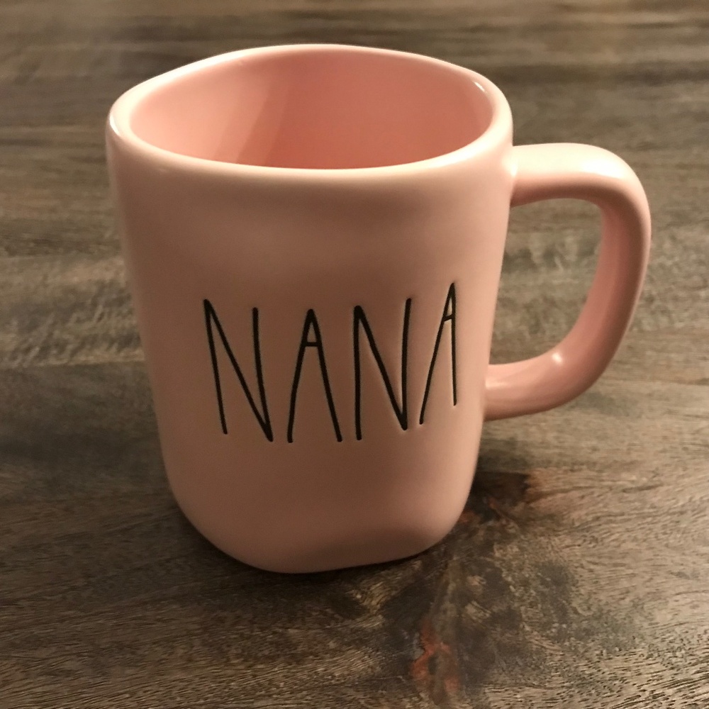 Rae Dunn pink NANA mug